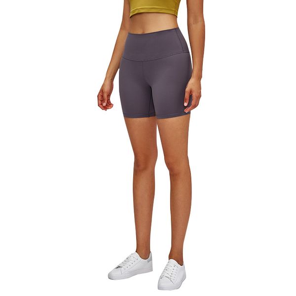 shorts pour femmes vêtements pour femmes vêtements de marque maigre écrémé taille haute léger couleur unie sport élastique fitness dame collants généraux legging court