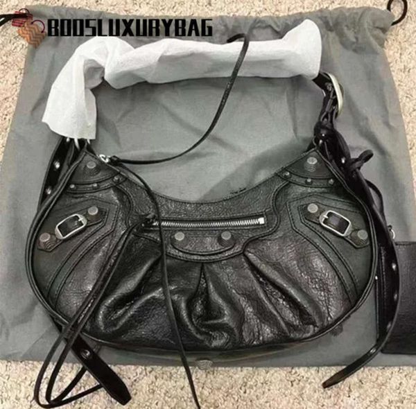 Sacs à bandoulière pour femmes Designer Véritable Cuir Cagole Sac de moto pour femmes Luxe Mode Bandoulière Rose Mini Petits Crocodiles Noir Argent Rouge Blanc avec boîte 55