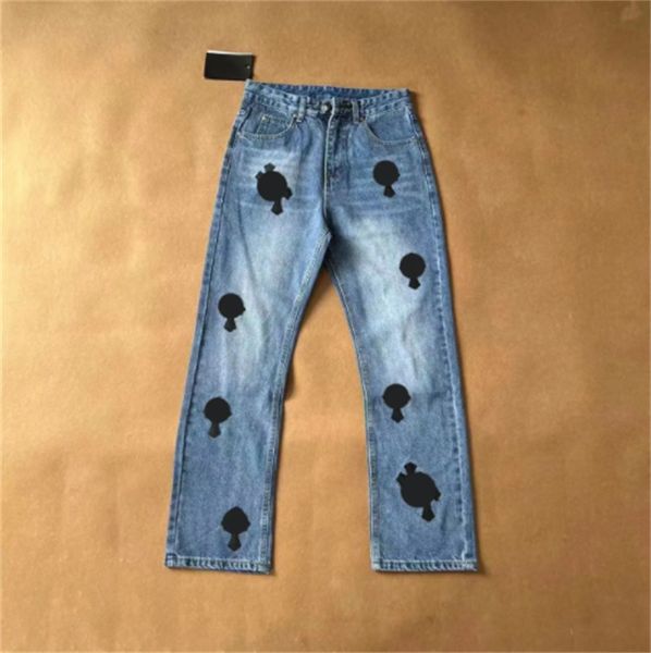 Jeans skinny pour femmes hommes designer hommes femmes unique romees violet jeans mode par pantalon de coeur cross streetwear décontracté