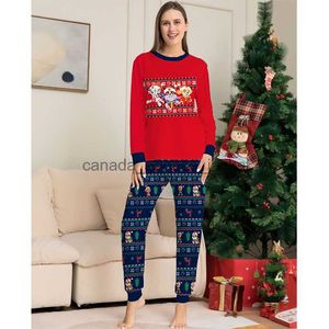 Damesslaaplounge Familie bijpassende outfits Kerst Familie bijpassende pyjama Volwassenen Vader Moeder Kinderkleding Kerst Moeder en Dochter Zoon Nachtkleding Pyjama Baby Gi