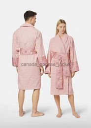 Dames Slaap Lounge Fluwelen badjas Ontwerpers badjas barok Mode pyjama Heren Dames Letter jacquard printen Barocco print mouwen Sjaalkraag Pock