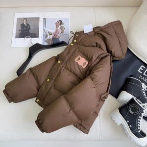 Femmes manches amovibles courtes doudounes d'hiver manteau de créateur Parka broderie lettre super épais femmes à capuche vêtements d'extérieur gilet taille SML