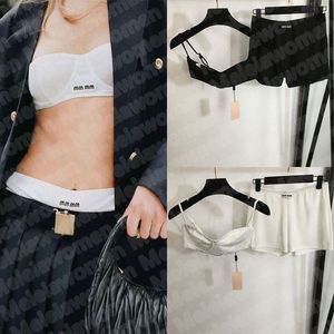 Womens Sling Bh Shorts Ondergoed Sets Designer Brief Crop Tank Slips Charm Dames Sexy Lingerie Pakken