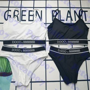 Womens Sling Ondergoed Badpak Brief Print Bikini Voor Vrouwen Sport Stretch Badpak Twee Kleuren