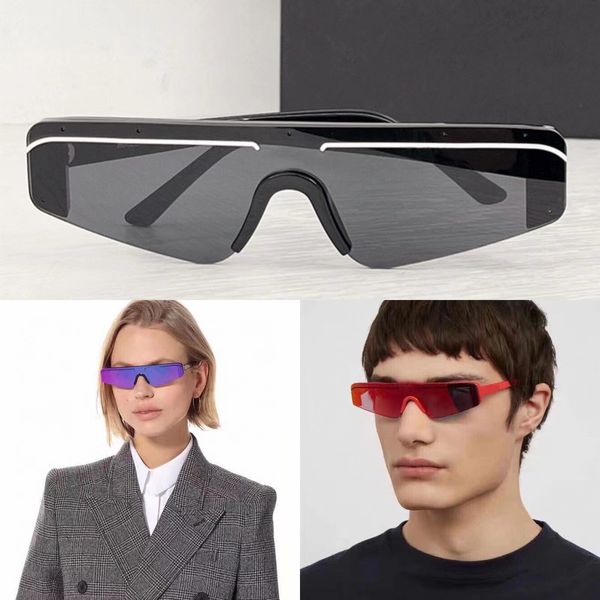 Pequeñas gafas de sol lente rectangular BB0003S Mens Viajes Computadora Sunshade Mirror UV Protection UV400