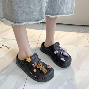 Dames sport sandalen cartoon online beroemde gat schoenen verpleegkundige platform non-slip casual baotou slippers ha217-7-03