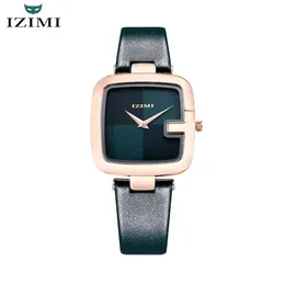 Womens Square Belt Watch Student Quartz Watch Light Luxury Niche Texture étanche