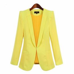 Costumes pour femmes Blazers Plus Taille Femmes d'affaires Caché Poitrine Printemps Automne Couleurs solides Blazer à manches longues Bureau Work Wear 221207