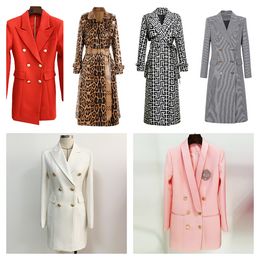 Costumes pour femmes Blazers sets printemps automne hiver deux pcs de deux tons de vestes de femme mince décontractée la mode