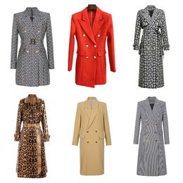 Costumes de femmes Blazers sets printemps automne hiver deux pcs de deux tons vestes de femme mince décontractée mode poche de bureau de bureau