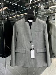 Costumes pour femmes Blazers Vestes de combinaison Arrivée MMSIX R Épissage Business Coats formels de haute qualité Oxford JacketsColla 231123