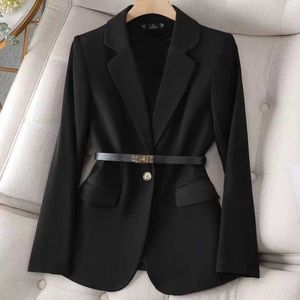 Dames pakken blazers tide merken hoogwaardige retro modeontwerper pure kleuren series pak jasje een korrel slanke plus size dames kleding e131