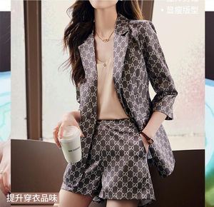 Dames pakken blazers tide merk retro mode designer serie pak jas met een borstelige slanke plus size dameskleding luxe designer vrouw jas