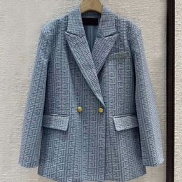 costumes pour femmes vêtements de marque blazers vestes avec des lettres printemps automne libéré tops M001