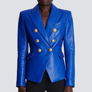 femmes costumes vêtements de créateurs blazers Vestes Femme Automne Printemps Style Mince Pour Dame Véritable Veste En Cuir Designer Manteau