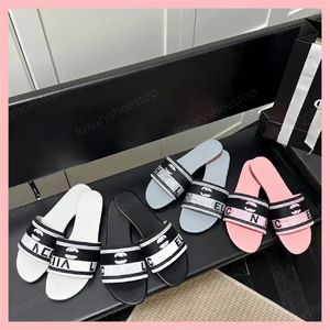 Dames zomer casual schoenen sandale luxe muilezel meisje topkwaliteit slippers sandaal mans slide designer slippers gebreide stro slipper strand zwembad vlakke wandeling schuifregelaars loafer