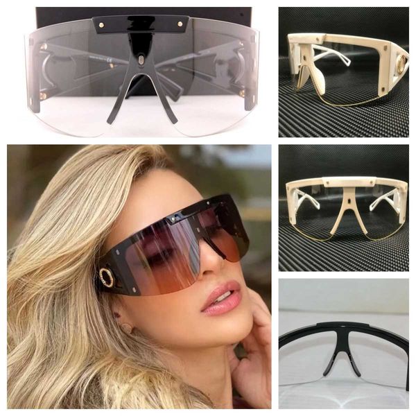 Gafas de sol para mujer Diseñador Moda Gafas de sol Protección UV Lente de conexión grande Sin marco Calidad superior Polarizada Occhiali Da Sole al por mayor