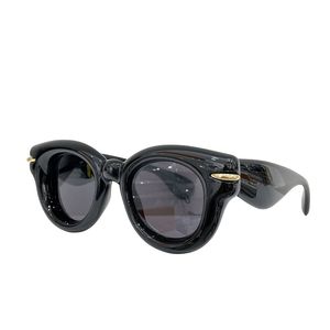 Gafas de sol para mujer Diseñador LW40118I Acetato Marco grande Lente Marco Marca Marca Máscara protectora Amarillo Espejo de conducción Anteojos Blanco Loewee Hombres Estuche para gafas