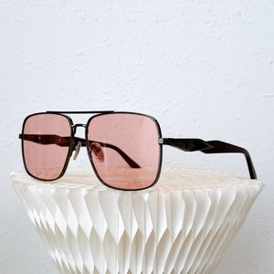 Gafas de sol para mujer, diseño de marco de metal dorado, lentes de piloto urbano de moda, TAMAÑO 60 14 142, gafas de sol para hombre, protección UV