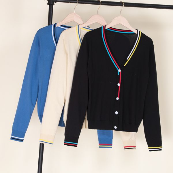 Pulls pour femmes Crochet Top Blouses Tricot Vêtements Recadrée Style De Mode Coréenne Jersey Cardigan Femme Tricoté Dames Noir Vêtements D'extérieur 230822