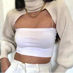 Dames truien mode streetwear casual herfst winter coltrui uitgehakt trui dames lange mouwen pullover tops gewas sexy breierwear