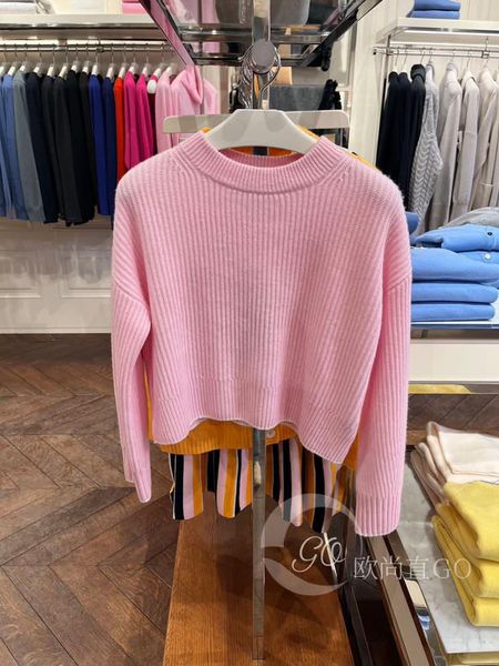 Sweaters de mujer Spring n. Peal Pink Round Neck Cheatmere Cajajoso