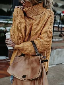 Dames truien vrouwen pullover dikke herfst winterkleding warm gebreide oversized coltrui trui voor vrouwelijke groene tops vrouw jumper 230822