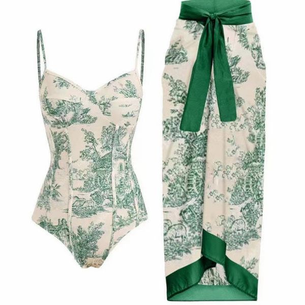 Femmes Maillots De Bain Bowknot Femmes Vintage avec Jupe Maillot De Bain Bikini Robe Cover Up Femme Plage Maillot De Bain Porter Des Vêtements De Plage 230620