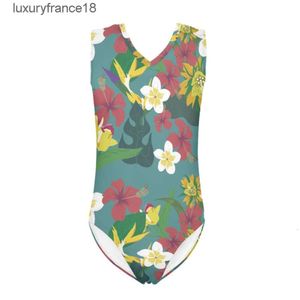 Maillots de bain pour femmes Cumagical 2023 Personnalisé Enfants Filles Floral Tournesol Fleur Tropicale Imprimer 12 Ans Fille Maillot De BainWomens''gg''M69R