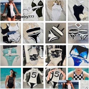 Dames Swimwear Fashion Designer Bikinis Swimsuit Women Swimsuits C Thong Two -Piece Designers Bikini Top Y Woman Bathing Suits Beach S Otzdx