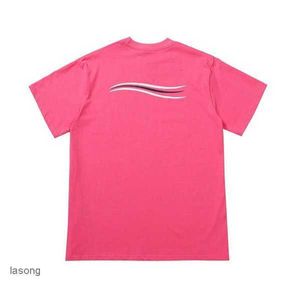 Femmes t-shirt 2022 classique couleur bonbon à la mode Macarons vague t-shirts décontracté été à manches courtes hommes hauts Ins chaud 9f7hhf7hh