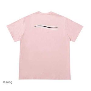 Femmes t-shirt 2022 classique couleur bonbon à la mode Macarons vague t-shirts décontracté été à manches courtes hommes hauts Ins chaud 8h6y3h6y3