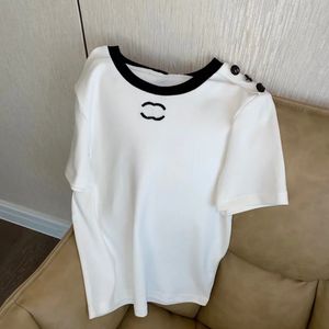 Designer T-shirt pour femmes pour femmes chemises avec lettre et tshirt de mode avec des lettres brodées