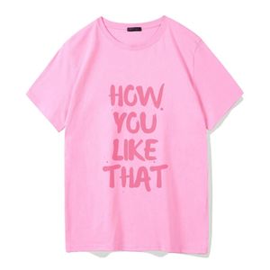 T-shirt femme Comment aimez-vous les vêtements Kpop Tshirt tendance Dames Kawaii Harajuku Lovesick Girls Imprimer Manches courtes Vintage Y2K Drop De Otka3