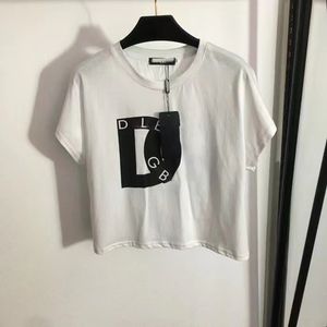 Dames T-shirt Luxe T-shirt Dames Designer T-shirts Korte zomermode Casual met merkletter Hoge kwaliteit ontwerpers t-shirt