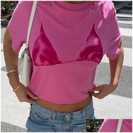 T-shirt pour femmes Summer Soucine Cou Nou Bikini Impression de mode Y Streetwear Casual Sportswear Tops Tee Drop Delivery Apparel C Dhat5