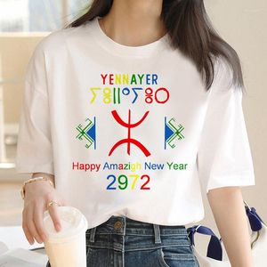 Womens t-shirts Amazigh T-shirts Vrouwen Y2k Top Vrouwelijke Grafische Harajuku Designer Kleding