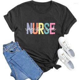 T-shirts pour femmes, chemise décontractée pour la semaine, cadeau de remise de diplôme d'école d'infirmière