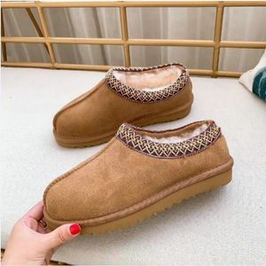 Dames tazz slippers tasman bont dia's klassieke mosterdzaad ultra mini-platform laars slip-on les petites suède wol seal winter designer laarsjes