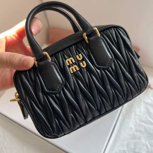 Dames bovenste handgreep bowling schouder reistas luxe heren miui mode bakken zakken stad Matelasse pochette ontwerper clutch tassen miu cross body portemonnee handtassen handtassen handtassen