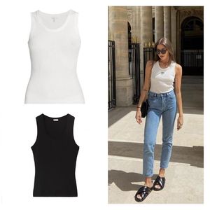 Dames tops t shirts brei t-shirts tees gewone bijgesneden tanktop katoenen jersey tanks geborduurde katoenen mix anagram shorts designer pak sportkleding fitness sporten bra mini