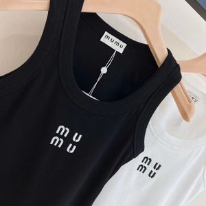 Tops pour femmes t-shirt anagram régulier en coton coton camis camis femelle tricot taie de concepteur