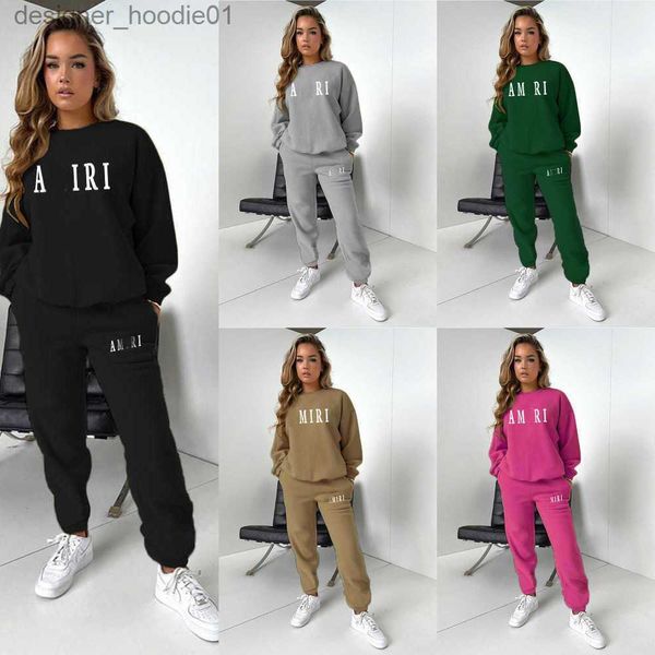 Survêtements pour femmes Automne Designer Survêtements Plus Taille Deux Pièces Femme Ensemble Hauts Et Pantalons Femmes Survêtement Vêtements Casual 2 Pièces Tenue Costume De Sport Costumes De Jogging Sweat