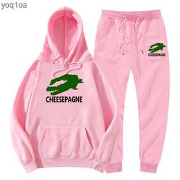 Femmes de survêtement pour femmes pour hommes Brand Tracksuit Animal Imprimé Hoodiessweatpants 2 pièces 2024 Nouvelle mode High Quality Automn hiver quotidien Jogging décontracté 24