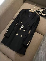 Trench Coat Womens Long Shopping Spring and Automne Fashion Trend Fashion Outdoor Fashion Womens Classic French Designer Style