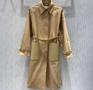 Femmes trench manteaux concepteur de luxe femmes coupe-vent corps lettre imprimer veste lâche ceinture manteau femme décontracté longue