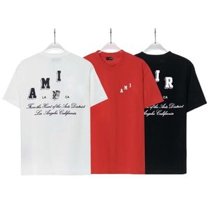 Dames t-shirt ontwerper originele kwaliteit heren t-shirts nieuwe korte mouwen trendy merk klassieke letter gedrukt mannen en vrouwen