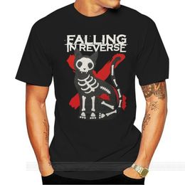T-shirt pour femmes Falling In Reverse Mens Structure Slim Fit TShirt Cool Cotton Tee Casual Loose Size S3XL femmes tshirt 230406