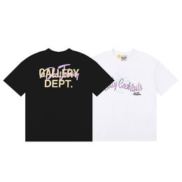 Camiseta para mujer GALLERYS DEPT Camiseta de moda de verano para hombre hiphop street algodón de manga corta ropa deportiva casual carta 230620