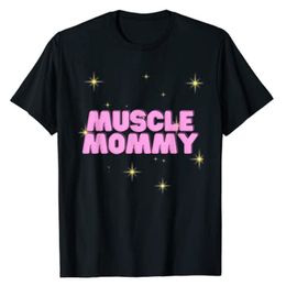 Dames t -shirt gym spier mama pomp cover voor vrouwen